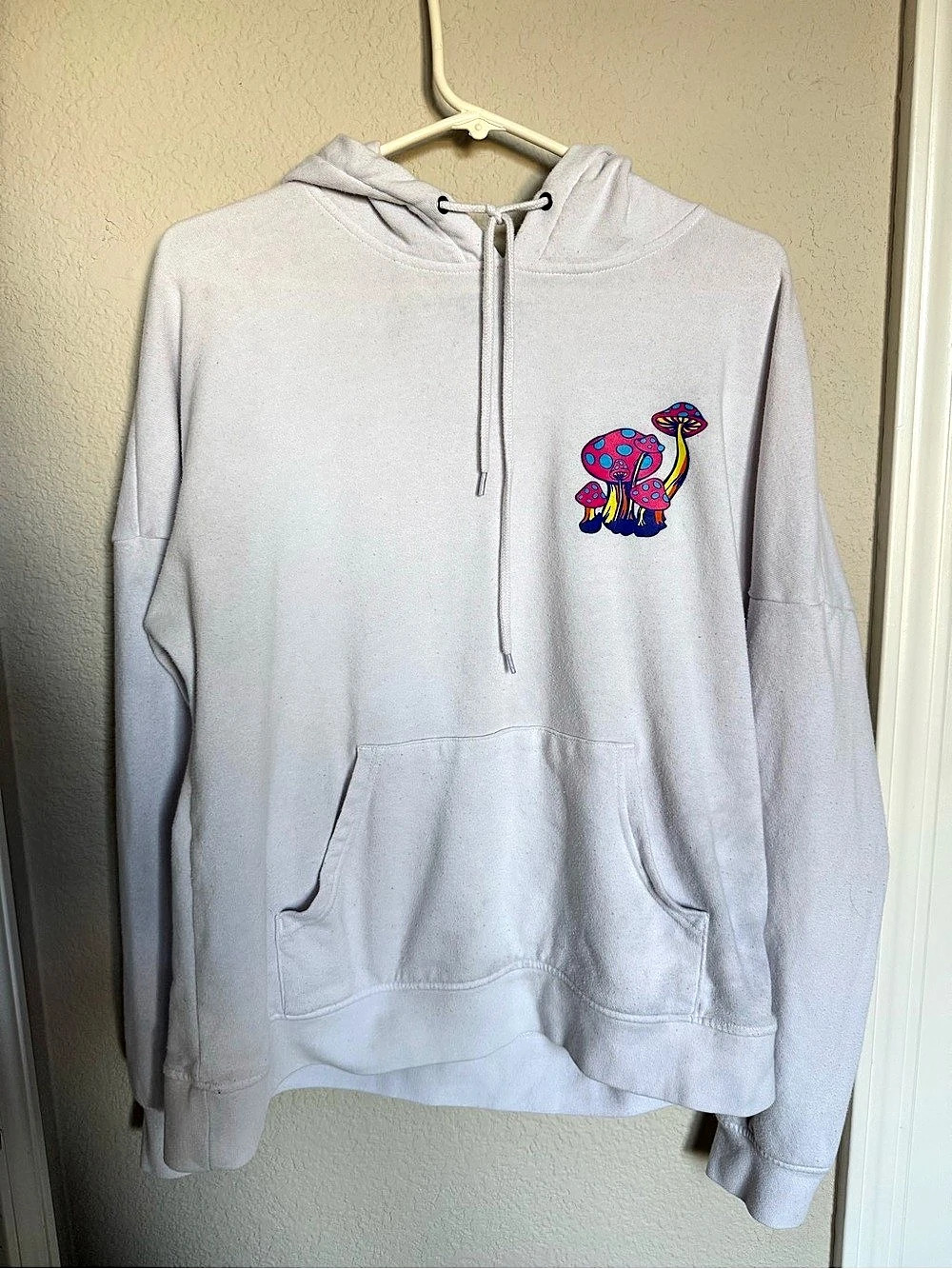 a Lab White Mushroom Hoodie